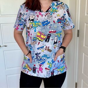 Cherokee Scrub Top NWT
